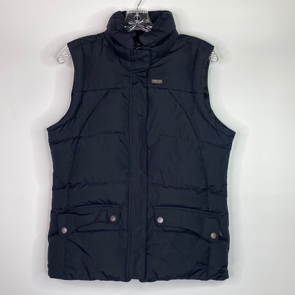 Vintage Oakley Black Down Puffer Vest Regular Fit Medium - Picture 1 of 12